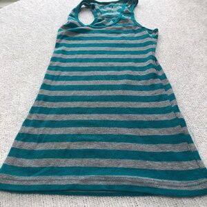 SWS  sleeveless tshirt size med, blue and grey. New or like new